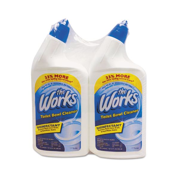 THE WORKS Disinfectant Toilet Bowl Cleaner, 32 oz Spray